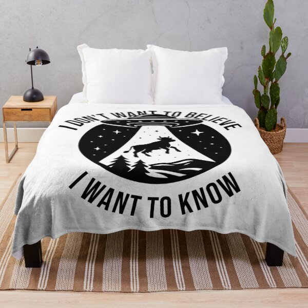 Item preview, I don't want to believe, I want to know designed and sold by xndrlab.