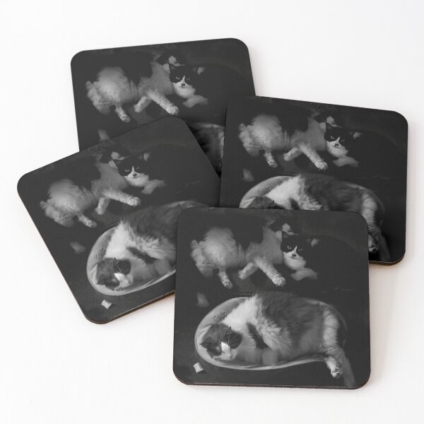 Item preview, Shadow Cats – Dramatic Moody Feline Art designed and sold by Dynahgrl.