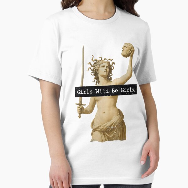 Item preview, Girl Will Be Girls Medusa Feminism Retro Feminist designed and sold by spirorinin.