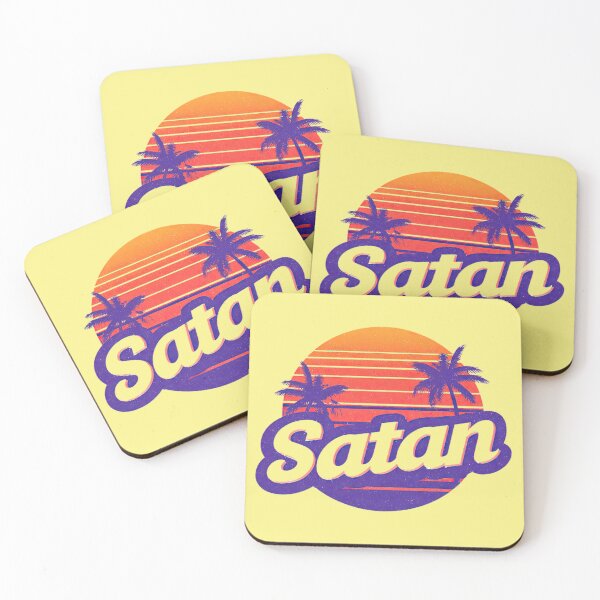 Item preview, Satan 80's logo designed and sold by obstinator.