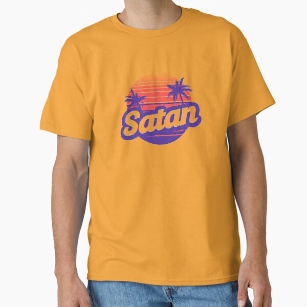 Item preview, Satan 80's logo designed and sold by obstinator.