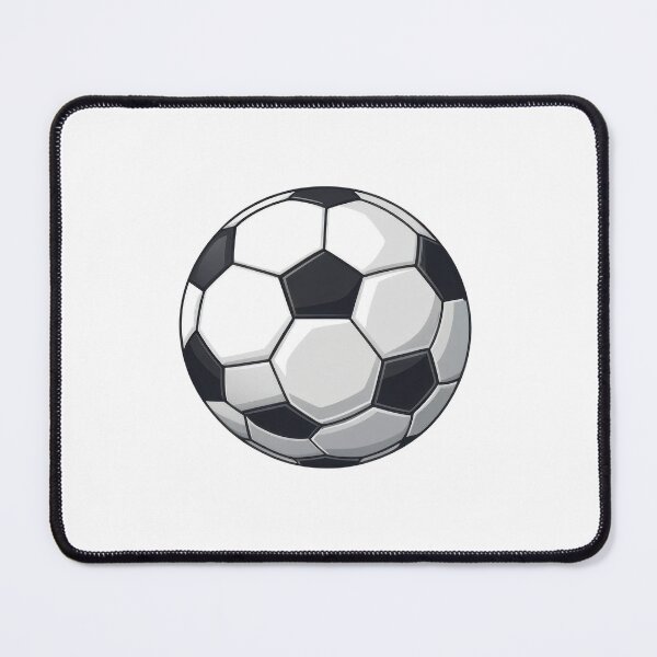 Item preview, A soccer ball icon with a flat style and black and white color, symbolizing sport equipment and the super cup game competition, is represented as a modern goal symbol in a graphic illustration designed and sold by neko-shiroo.