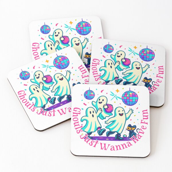 Item preview, Ghost Disco Halloween Retro Design designed and sold by CottonandQuill.