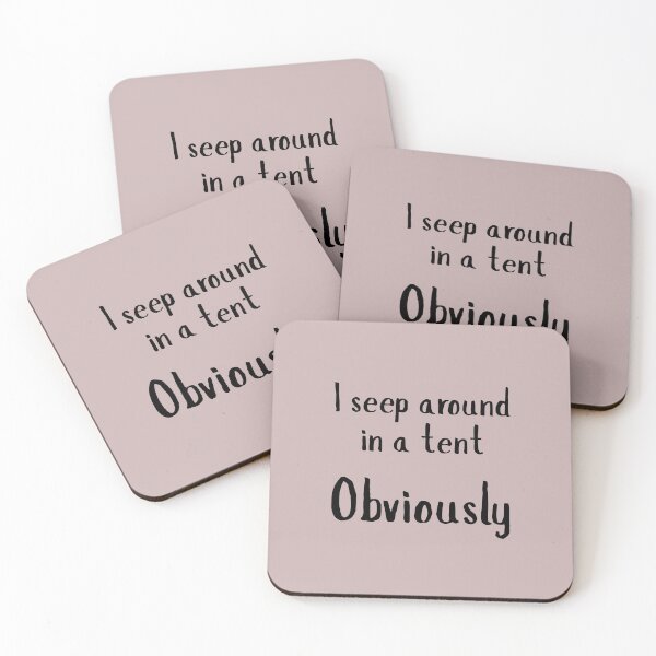 Item preview, I Sleep Around Funny Camping Quote designed and sold by Be-Adventurous.