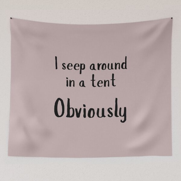 Item preview, I Sleep Around Funny Camping Quote designed and sold by Be-Adventurous.