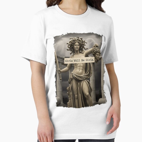 Item preview, Girl Will Be Girls Medusa Feminist Women Feminism designed and sold by spirorinin.