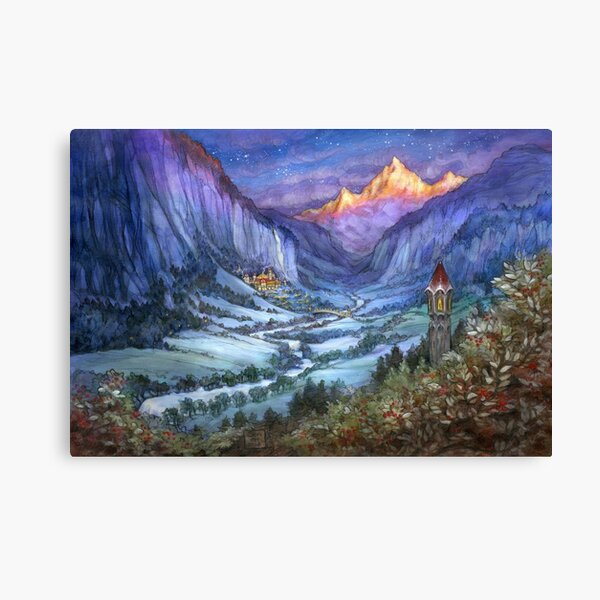 Item preview, The Hidden Valley in Winter designed and sold by BohemianWeasel.