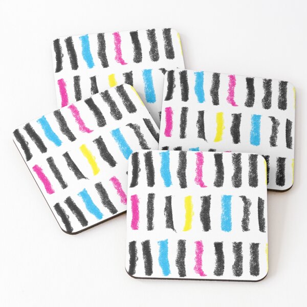 Item preview, Short Strokes in CMYK designed and sold by ArtiLizi.