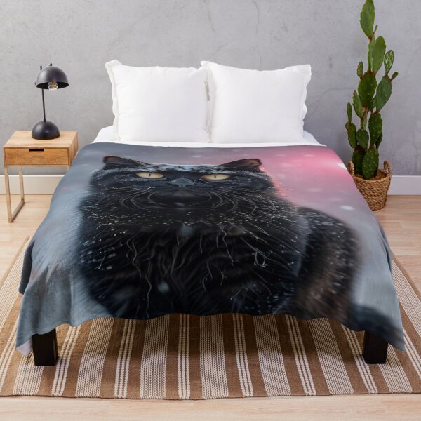 Item preview, fluffy black tomcat in winter,funny cat,Cat Lover,cute cat designed and sold by Expressions-Sel.