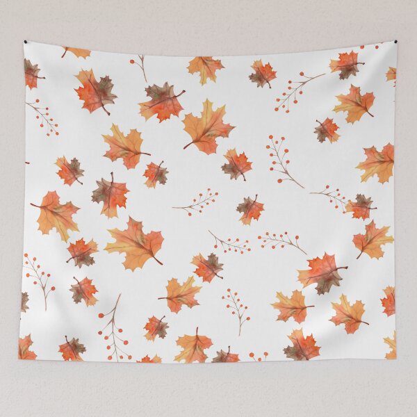 Item preview, autumn orange leaf background classic tshirt designed and sold by anandsiva2703.