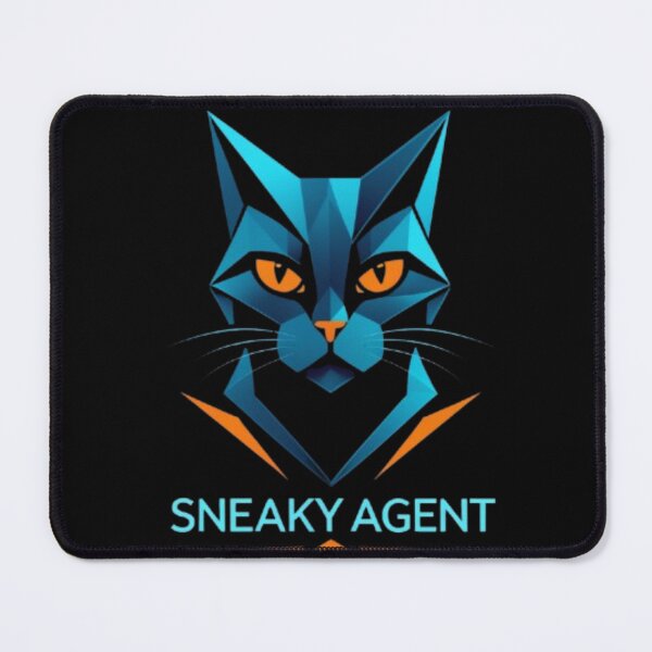 Item preview, Sneaky Agent Cat designed and sold by kharatsuchita.