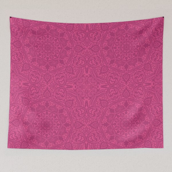 Item preview, Intricate Pink Mandala Floral Pattern designed and sold by Apurva Joshi.