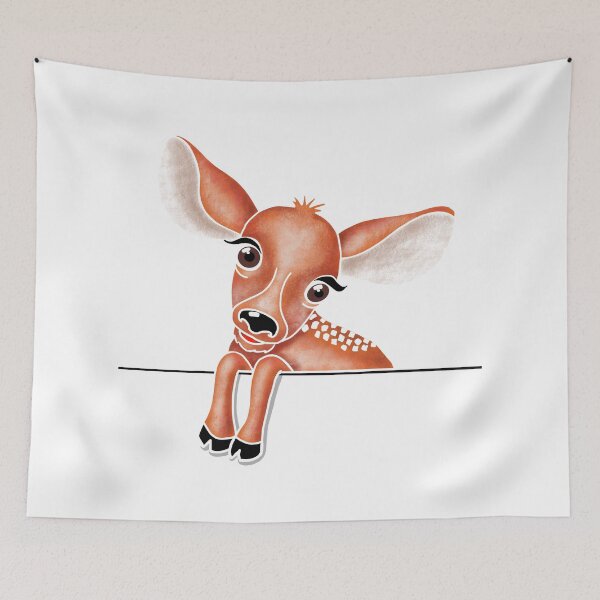 Item preview, “Alfie” 1. | Baby Red Deer designed and sold by LiseHoltArt.