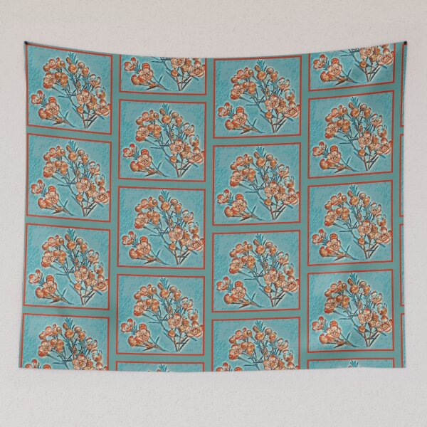Item preview, Geraldton wax, tiled, digital designed and sold by Faerieglen.