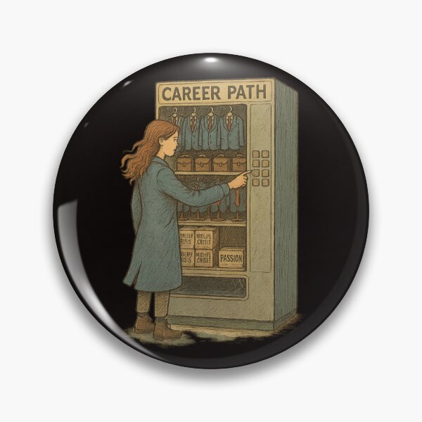 Item preview, "Career Choices – One Button to Regret, One to Remember" designed and sold by Tadeusz1.