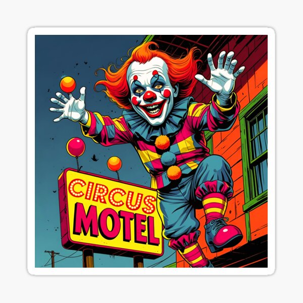 Item preview, Circus Motel designed and sold by PitchBlackIcon.