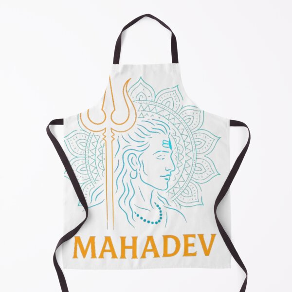 Artikelvorschau, Mahadev Trishul Mandala-Kunst – Lord Shiva Neon-Design entworfen und verkauft von DivineInkByMayur.