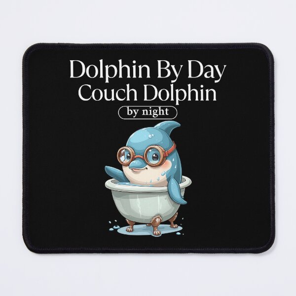 Item preview, Swimming dolphin by day designed and sold by Peerless-Prime.