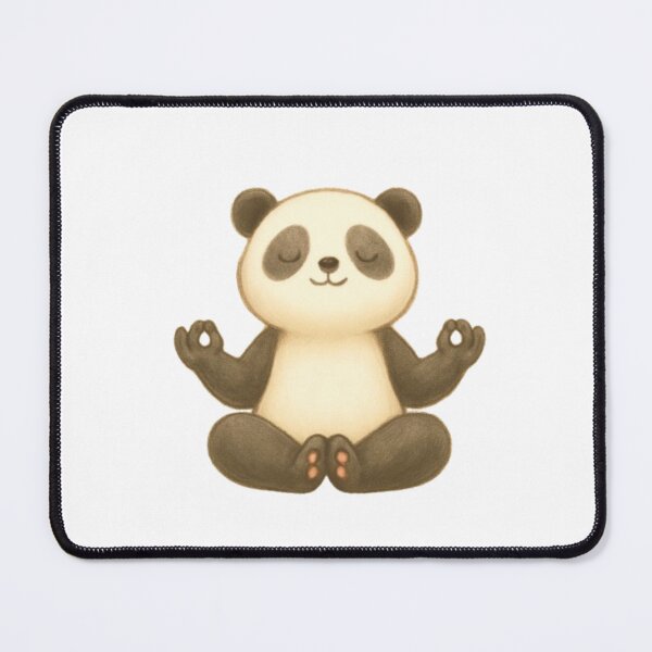 Item preview, Cute Meditating Panda– Zen Vibes & Mindfulness Charm designed and sold by unique0703.