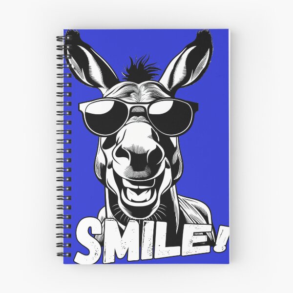 Item preview, SMILE! Funny donkey with sunglasses for nerds designed and sold by arma-design.