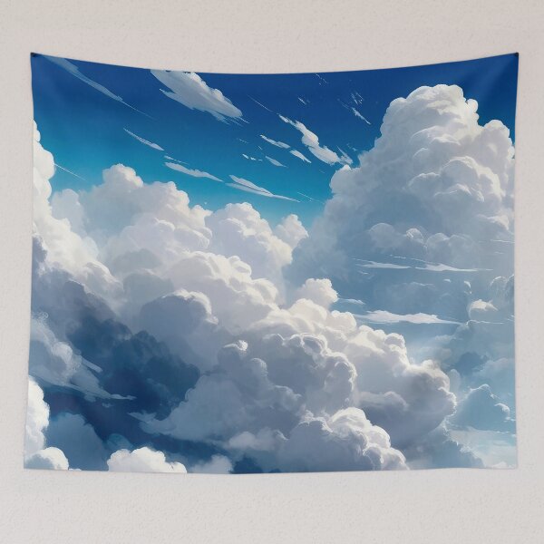 Item preview, Dramatic Big, Bold Billowing White Fantasy Clouds Art  designed and sold by DEC02.