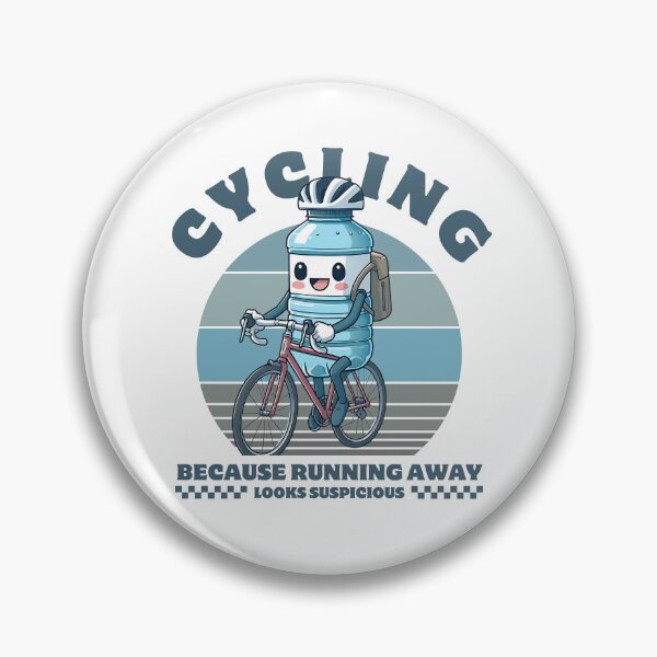 Item preview, Cycling because running away looks suspicious designed and sold by Peerless-Prime.