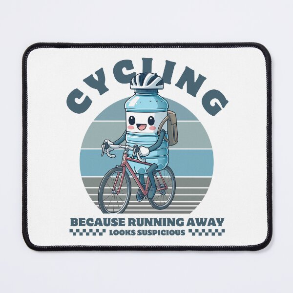 Item preview, Cycling because running away looks suspicious designed and sold by Peerless-Prime.