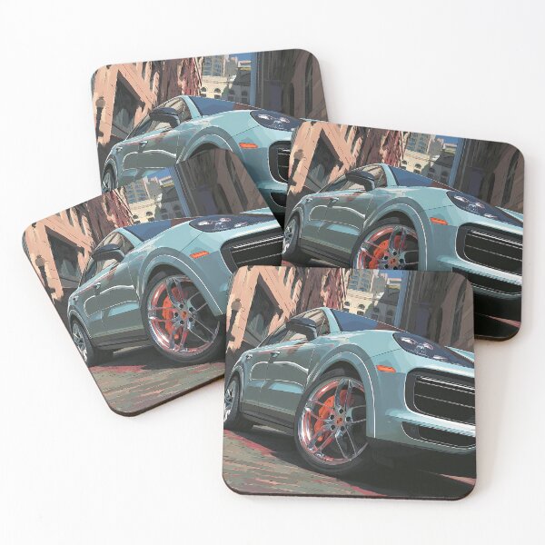 Item preview, Pop Art Porsche Cayenne GTS – Bold Luxury SUV Wall Art designed and sold by AutoPopStudio.