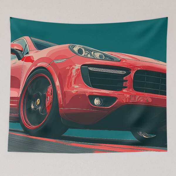 Item preview, Bold Pop Art Porsche Cayenne GTS – Luxury SUV Decor designed and sold by AutoPopStudio.