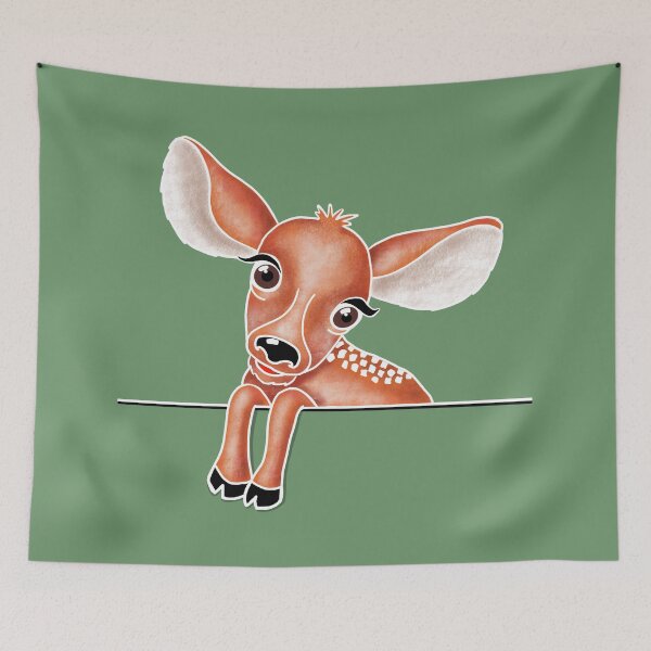 Item preview, “Alfie” 2. | Baby Red Deer designed and sold by LiseHoltArt.