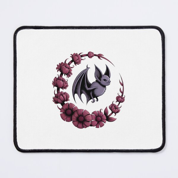 Item preview, A Bat in a cradle of purple flowers. designed and sold by Joseph Hail.