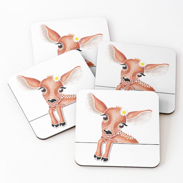 Item preview, “Astrid” 1. | Baby Red Deer designed and sold by LiseHoltArt.