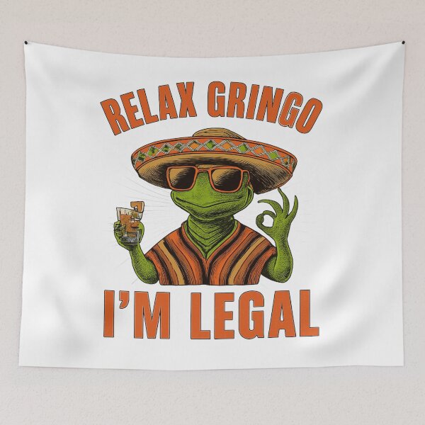 Item preview, Cinco de Mayo - Lizard Sombrero, Relax Gringo I'm Legal designed and sold by Span-Le.