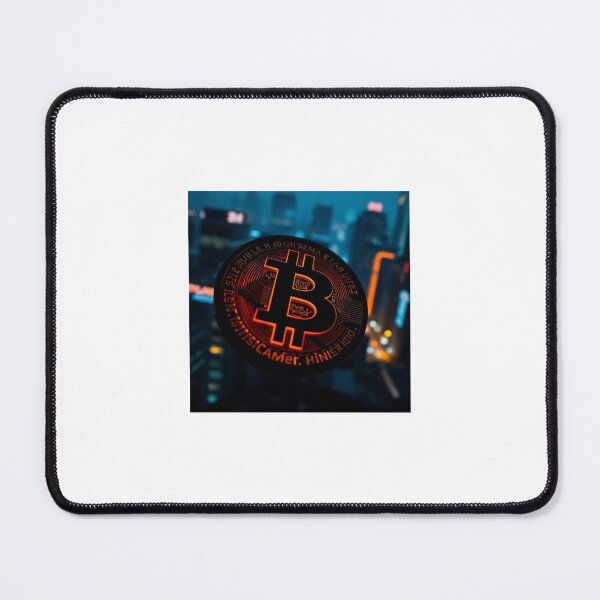 Item preview, Neon Bitcoin City – Crypto in the Future designed and sold by Aura-and-Ink.