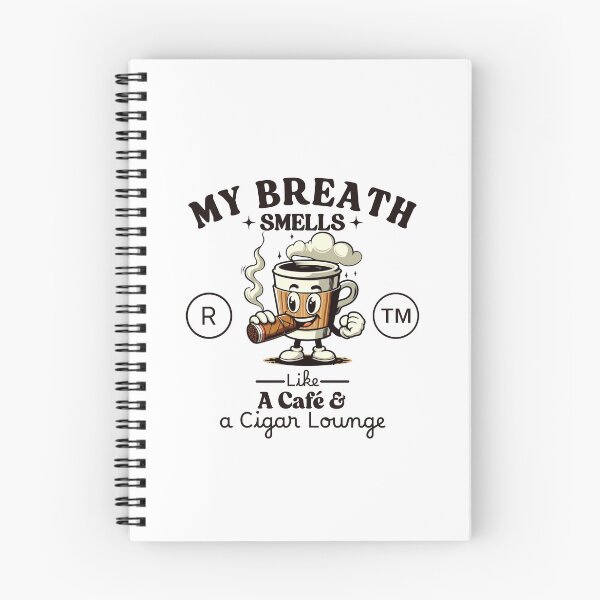 Item preview, My breath smells like a cafe and a cigar lounge designed and sold by Peerless-Prime.