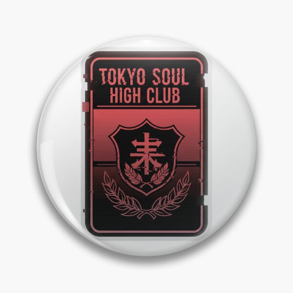 Item preview, Tokyo Soul High Club - Retro Japanese High School Badge Aesthetic | Yandere-Inspired Anime Design designed and sold by Lunari Prints.