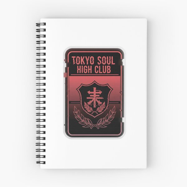Item preview, Tokyo Soul High Club - Retro Japanese High School Badge Aesthetic | Yandere-Inspired Anime Design designed and sold by Lunari Prints.