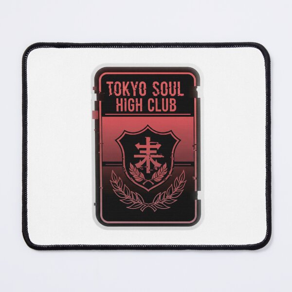 Item preview, Tokyo Soul High Club - Retro Japanese High School Badge Aesthetic | Yandere-Inspired Anime Design designed and sold by Lunari Prints.
