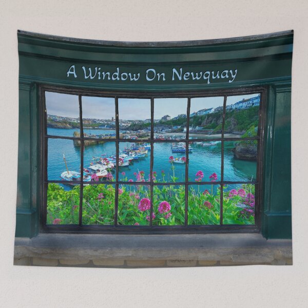 Item preview, A Window on Newquay Harbour designed and sold by Alisonchambers2.