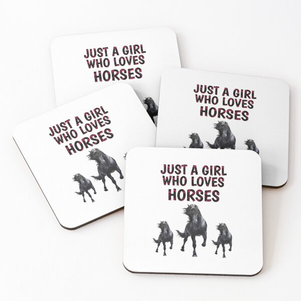 Item preview, Just A Girl Who Loves Horses. designed and sold by Nahas2020.