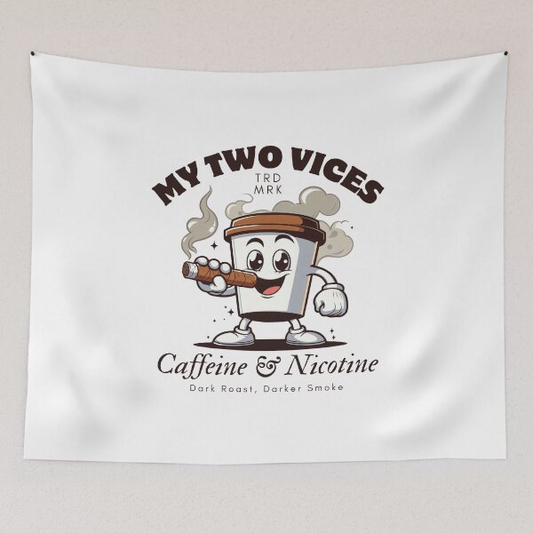 Item preview, My two vices, caffeine and nicotine designed and sold by Peerless-Prime.