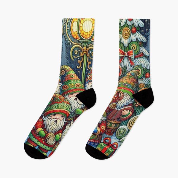 Item preview, Magical Gnome Choir - Festive Christmas Wonderland Art designed and sold by Yves Artico.