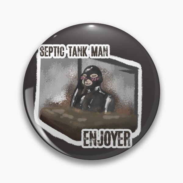 Item preview, Septic tank man enjoyer designed and sold by ZoMidnightGlow.
