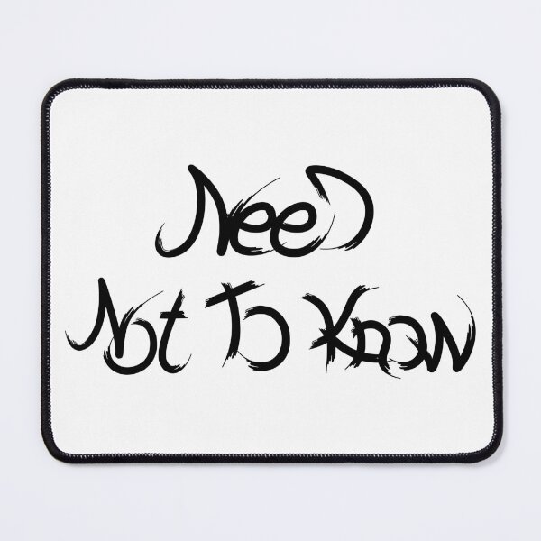 Item preview, Need Not To Know designed and sold by Luckymoon2000.