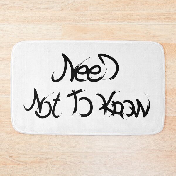Item preview, Need Not To Know designed and sold by Luckymoon2000.