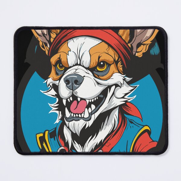 Item preview, ierce Canine Pirate Portrait designed and sold by rachata444.
