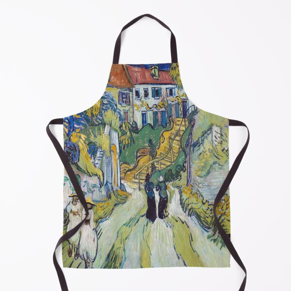 Item preview, Vincent van Gogh's Stairway at Auvers (1890) famous landscape painting designed and sold by Tamas Das.