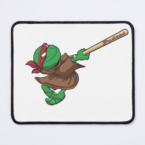Item preview, Turtle Friar Playing Baseball designed and sold by Guero Ink.