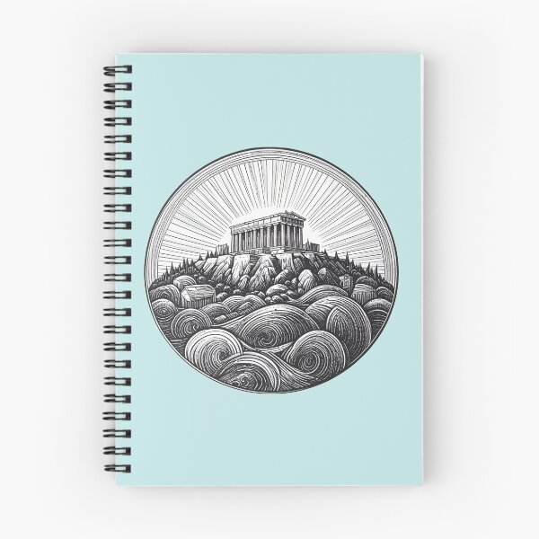 Item preview, Old World Athens, Greece Illustration designed and sold by kacperartdesign.