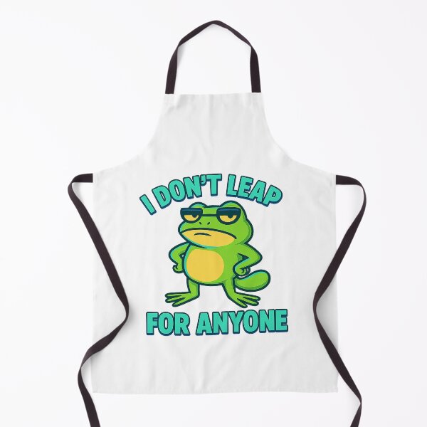 Artikelvorschau, Sassy Frog – I Don’t Leap for Anyone Funny Animal Quote entworfen und verkauft von Domci.